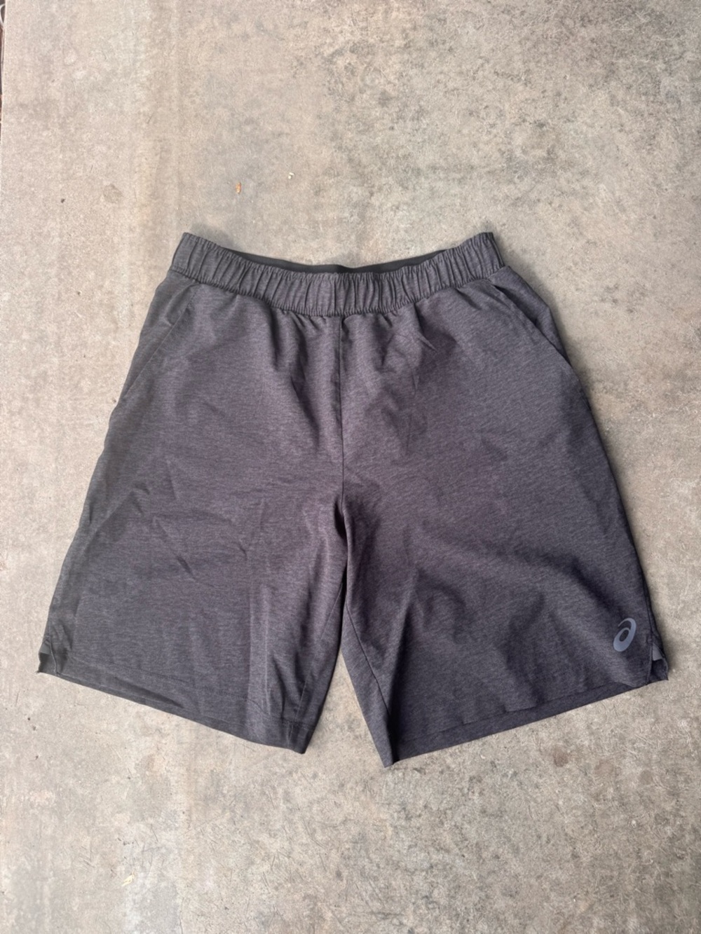Asics Men's Charcoal Athletic Shorts